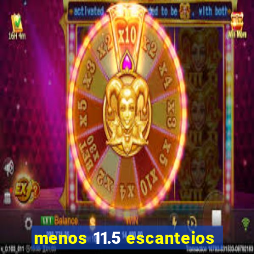 menos 11.5 escanteios